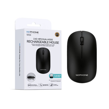 Ratón Inalámbrico Dual 2.4G+BT WePhone WI05