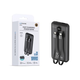 Power Bank 10000mAh 22.5W WePhone WF10 Negro | Mayorista