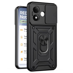 Funda Armadura con Tapa Deslizante Redmi 17 4G Cámara y Anillo | Wephone Mayorista
