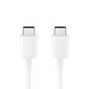 Cable USB-C a USB-C Samsung 1m EP-DA705BWEGWW Blanco | Mayorista