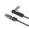 Cable Dual Type-C con Stand 240W Lenyes LC569 | Mayorista