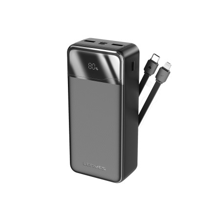 Power Bank 30000mAh 22.5W con Cables Lenyes PX380D