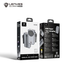 Power Bank 20000mAh 45W con Cables Lenyes PX279D | Mayorista