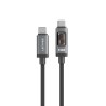 Cable USB-C a USB-C 240W con Pantalla OLED Lenyes LC571 | Mayorista