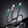Cable USB-C a USB-C 100W Abyss Mirror Lenyes LC570 | Mayorista