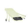 Power Bank 10000mAh con Cables Charmast W1148 Verde | Mayorista