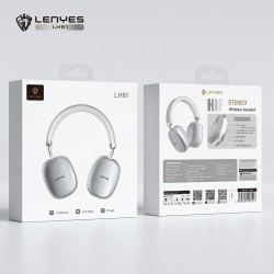Casco Inalámbrico Bluetooth Lenyes LH81 Plata