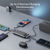 Power Bank 10000mAh con Cables Charmast W1148 Morado | Mayorista