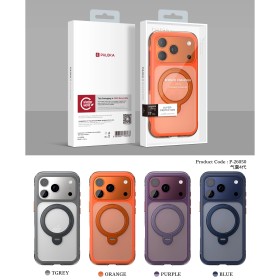 Funda Puloka Soporte Magnético Mate iPhone 17 | Mayorista B2B
