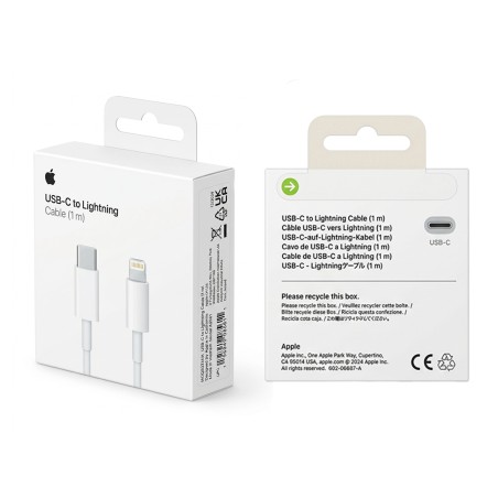 Cable USB-C a Lightning Apple MUQ93ZM/A Blanco