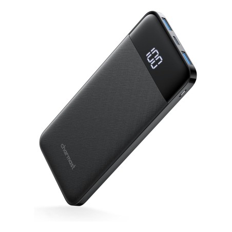 Power Bank Ultra Slim 10000mAh Charmast Negro | Mayorista