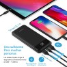 Power Bank Ultra Slim 10000mAh Charmast Negro | Mayorista