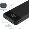 Power Bank Ultra Slim 10000mAh Charmast Negro | Mayorista