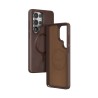 Puloka Funda de cuero empresarial para Samsung S25 Ultra