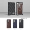 Puloka Funda de cuero empresarial para Samsung S25 Ultra