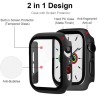 Carcasas con Vidrio Templado Apple Watch serie 12 de 42mm Negro | Mayorista