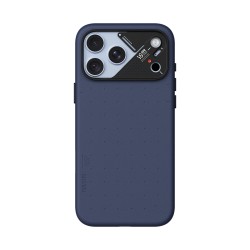 Funda Aulumu A18 Vegan Leather iPhone 18 Pro Azul Oscuro | Mayorista