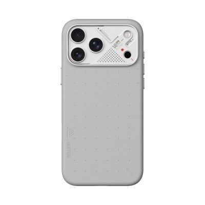 Funda Aulumu A18 Vegan Leather iPhone 18 Pro Gris MagSafe | Mayorista