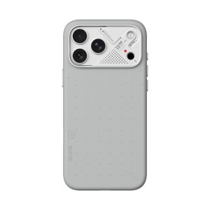 Funda Aulumu A18 Vegan Leather iPhone 18 Pro Gris MagSafe | Mayorista
