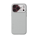 Funda Aulumu A18 Vegan Leather iPhone 18 Pro Gris MagSafe | Mayorista
