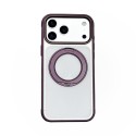 Funda Transparente WePhone MagSafe con Soporte Giratorio
