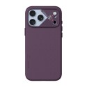 Funda Aulumu A18 Vegan Leather iPhone 18 Pro Dark Cherry MagSafe | Mayorista