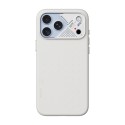 Funda Aulumu A18 Vegan Leather iPhone 18 Pro Blanco MagSafe | Mayorista