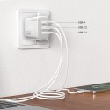 Cargador Pared WePhone WA92 GaN 65W A+C+C Blanco | Mayorista