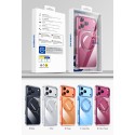 Funda Easoncase PC semi transparente con borde metálicos con Soporte iPhone 18 Pro Max | Mayorista
