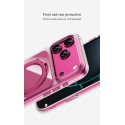 Funda Easoncase PC semi transparente con borde metálicos con Soporte iPhone 18 Pro Max | Mayorista
