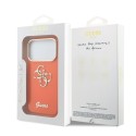 Funda Guess 4G Logo Metalizado iPhone 17 Pro / 18 Pro Naranja