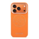 Funda Guess MagSafe PU Perforado 4G iPhone 17 Pro Naranja