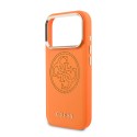 Funda Guess MagSafe PU Perforado 4G iPhone 17 Pro Naranja