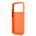 Funda Guess MagSafe PU Perforado 4G iPhone 17 Pro Naranja