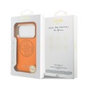 Funda Guess MagSafe PU Perforado 4G iPhone 17 Pro Naranja