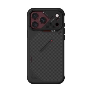 Funda Aulumu A18 Ultra-Slim Shockproof Aramid Fiber Case iPhone 18 Pro Max Negro
