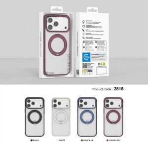Funda Transparente WePhone MagSafe con Soporte Giratorio iPhone 17 Pro | Mayorista