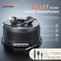 Auriculares con Cable Lenyes LF111 AUX 3.5mm Micrófono HD | Mayorista