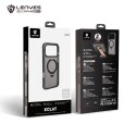 Funda Lenyes Eclat MagSafe con Soporte Giratorio 360 iPhone 18 Pro Max | Negro