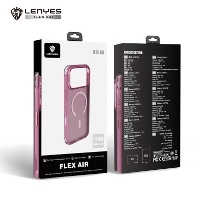 Funda Lenyes Flex Air MagSafe iPhone 18 Pro Max Cherry | Mayorista