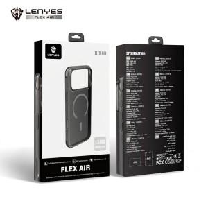 Funda Lenyes Flex Air MagSafe iPhone 18 Pro Negro | Mayorista