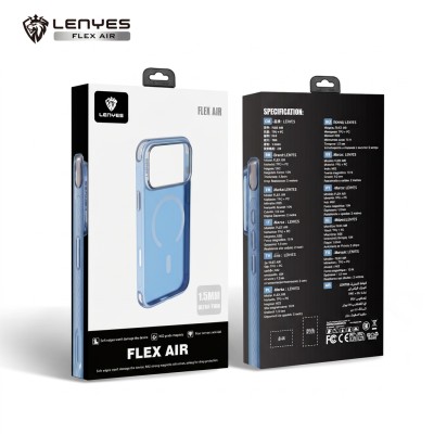 Funda Lenyes Flex Air MagSafe iPhone 18 Pro Azul | Mayorista