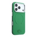 Funda rígida Lacoste para iPhone 18 Pro Max/iPhone 17 Pro Max, compatible con MagSafe, de PVC con textura con relieve