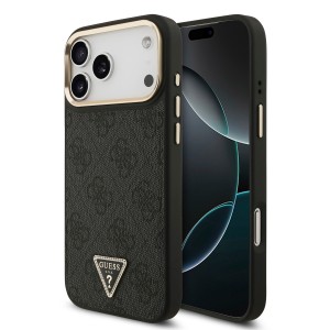 Funda Guess 4G Triangle Logo iPhone 18/17 Pro Max | Negro