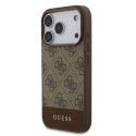 Funda Guess 4G Bottom Stripe iPhone 18 / 17 Pro | Marrón