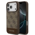 Funda Guess 4G Bottom Stripe iPhone 18 / 17 Pro | Marrón
