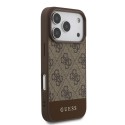 Funda Guess 4G Bottom Stripe iPhone 18 / 17 Pro | Marrón