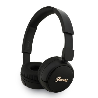 Auriculares Bluetooth Guess Metal Logo Script Negro | Mayorista