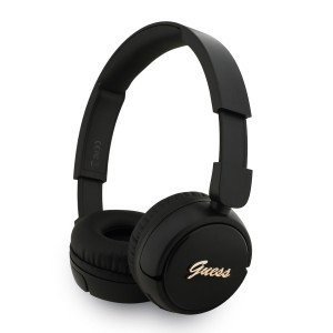 Auriculares Bluetooth Guess Metal Logo Script Negro | Mayorista