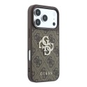 Funda Guess 4G Rhinestone Logo iPhone 18/17 Pro Max | Marrón